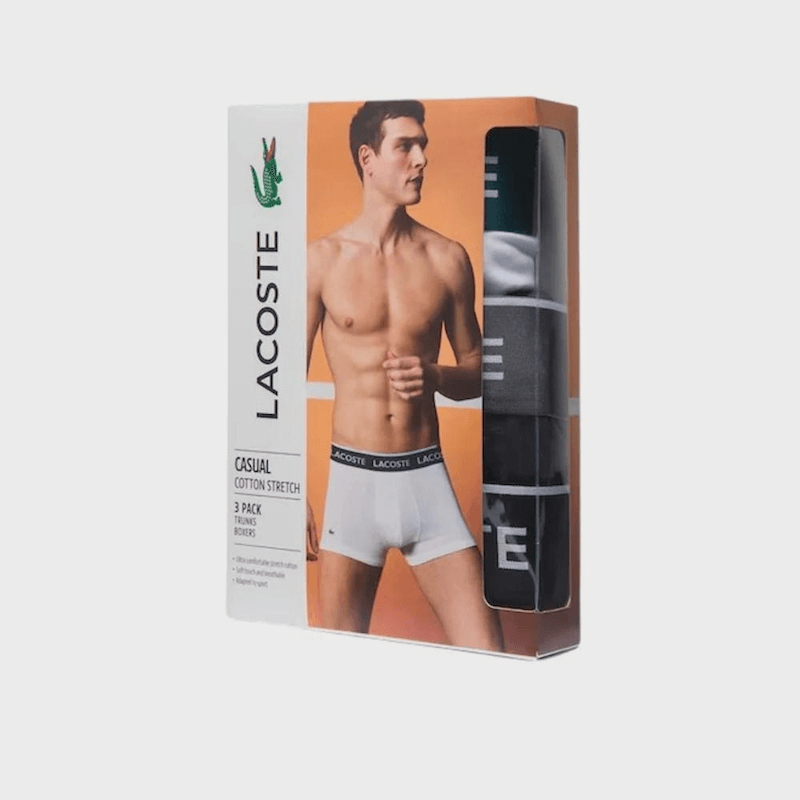 Kit Cueca Masculina Lacoste Trunk Stretch - Image 3