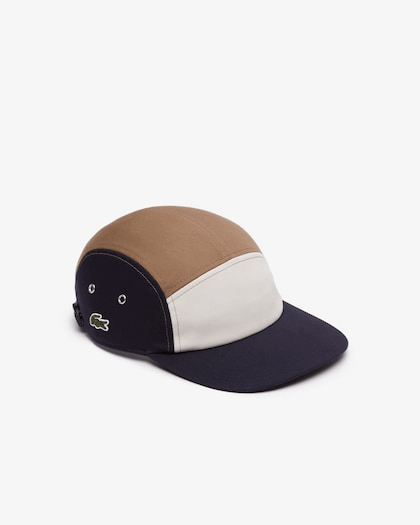 Boné Jockey em sarja de algodão com colorblock