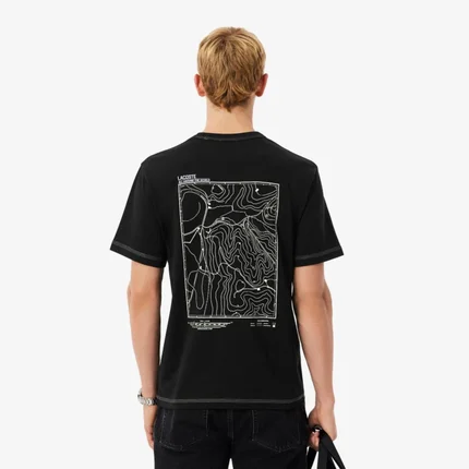 Camiseta Lacoste de Malha Estampada Múltipla - Image 4