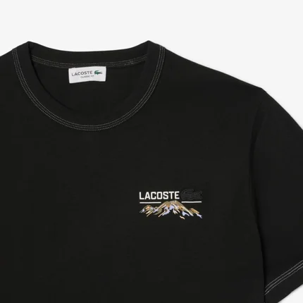 Camiseta Lacoste de Malha Estampada Múltipla - Image 5